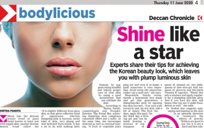 Deccan Chronicle: Shine Like a Star – Korean Beauty Tips for Plump and Luminous Skin