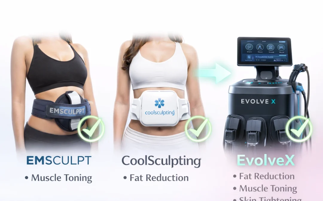 Searching for Emsculpt or CoolSculpting? Here’s Why The Experts Have Moved On to EvolveX.