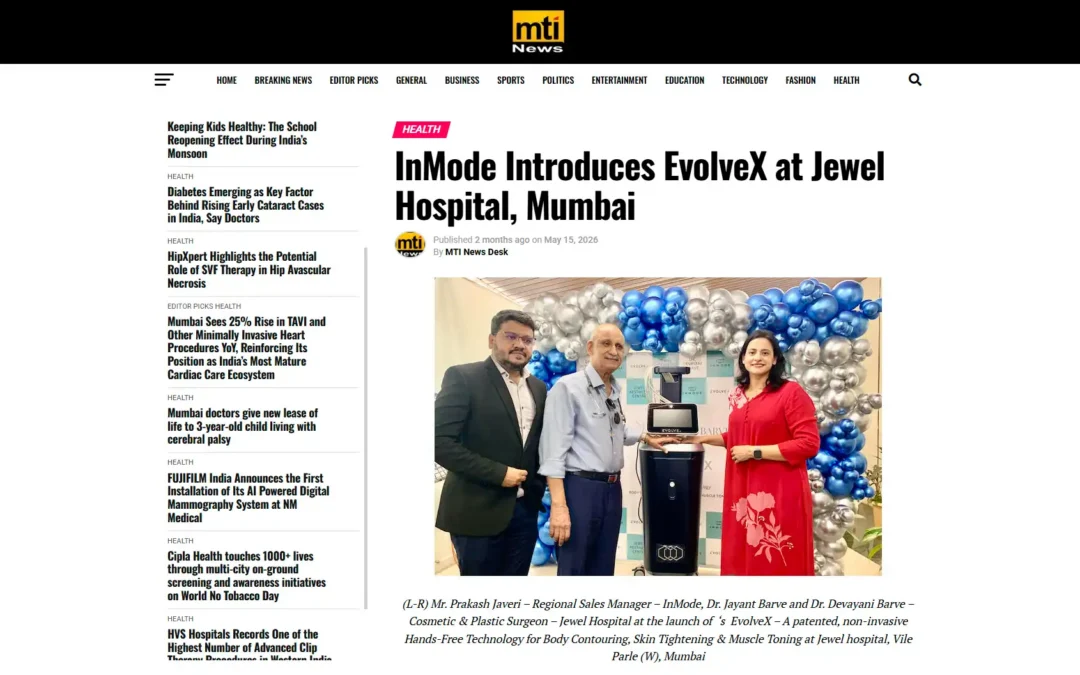 InMode Introduces EvolveX at Jewel Hospital, Mumbai